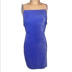 City Triangles blue spaghetti Strap dress size 2